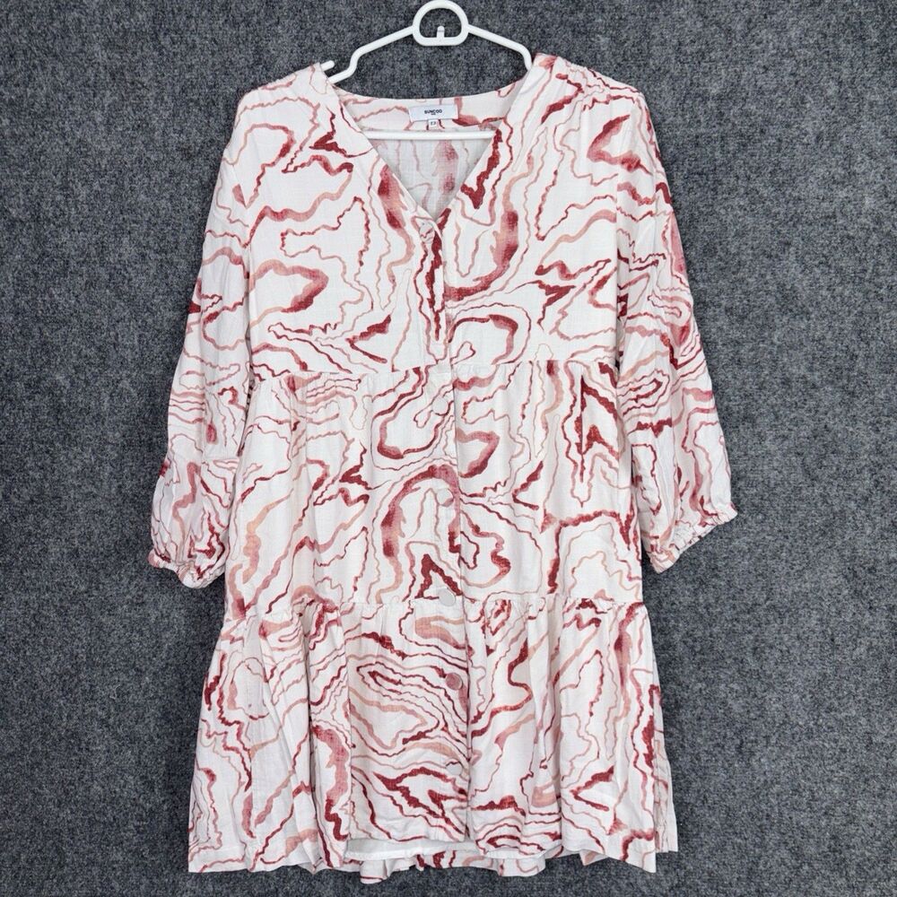 Suncoo Paris Dress Womens Size T3 Large  Casual Beachy Artsy